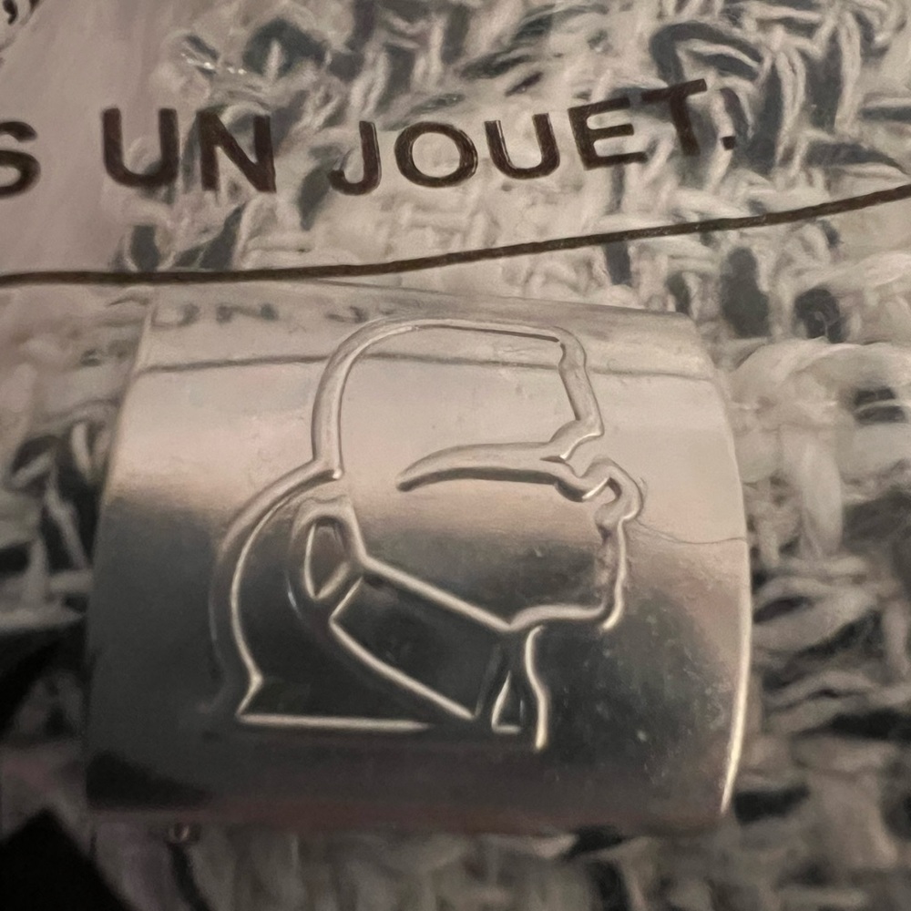 KARL LAGERFELD PARIS NWT gorgeous classic Black Tweed Baseball Cap - Picture 5 of 5